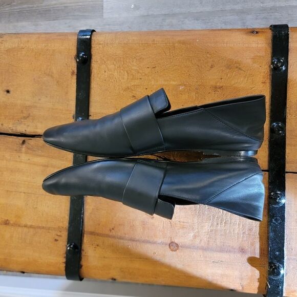 Vince Mason Loafer Smooth Black Leather size 8.5 - Picture 4 of 7